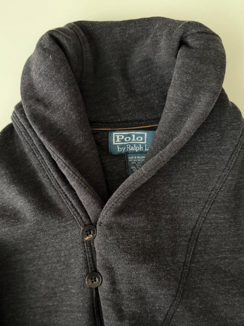 Polo Ralph Lauren Luxury Jersey Shawl Collar Cardigan - Picture 5 of 12